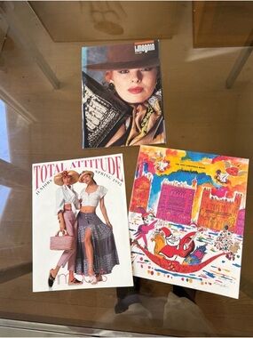 Vintage 80s 90s fashion catalog magazines lot bundle
